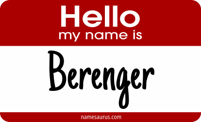 Hello my name is Berenger png download