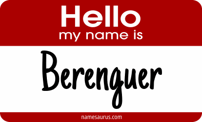Hello my name is Berenguer png download