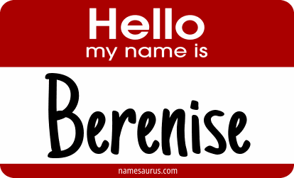 Hello my name is Berenise png download