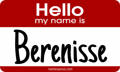Hello my name is Berenisse png download