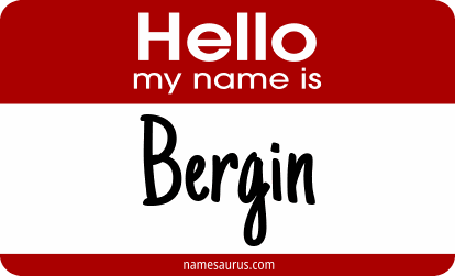 Hello my name is Bergin png download
