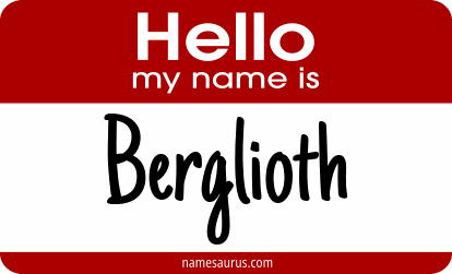 Hello my name is Berglioth png download