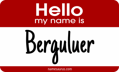 Hello my name is Berguluer png download