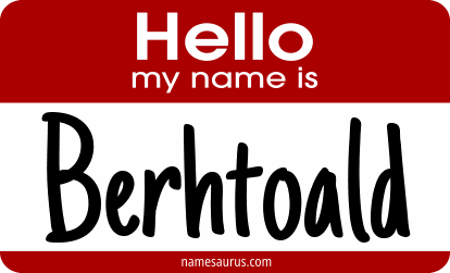 Hello my name is Berhtoald png download