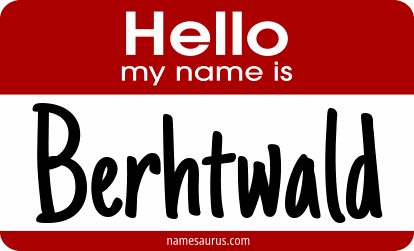 Hello my name is Berhtwald png download