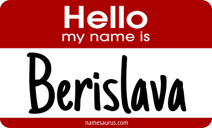 Hello my name is Berislava png download