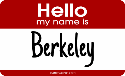 Hello my name is Berkeley png download