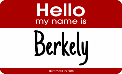 Hello my name is Berkely png download