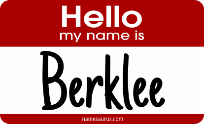 Hello my name is Berklee png download