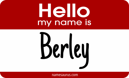 Hello my name is Berley png download