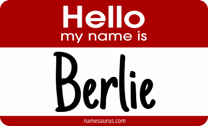Hello my name is Berlie png download