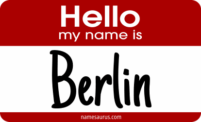 Hello my name is Berlin png download