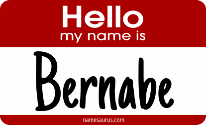 Hello my name is Bernabe png download
