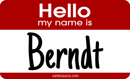 Hello my name is Berndt png download