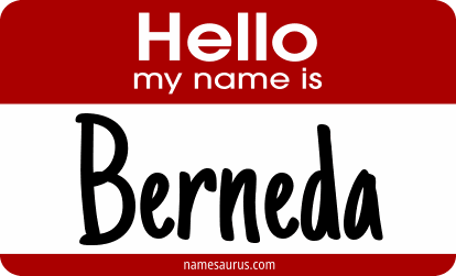 Hello my name is Berneda png download