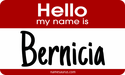 Hello my name is Bernicia png download