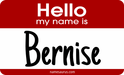 Hello my name is Bernise png download