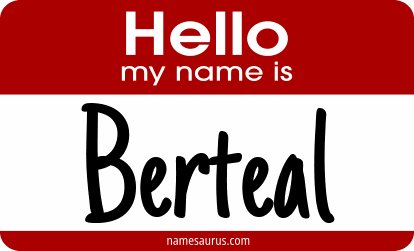 Hello my name is Berteal png download
