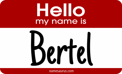 Hello my name is Bertel png download