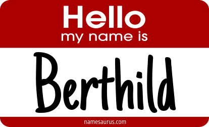 Hello my name is Berthild png download