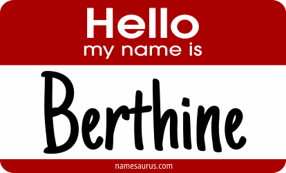 Hello my name is Berthine png download