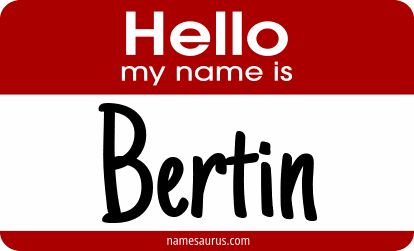 Hello my name is Bertin png download