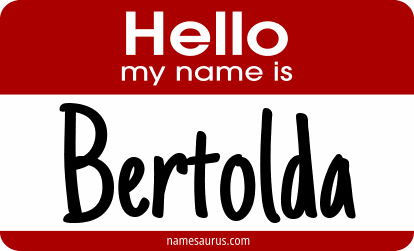 Hello my name is Bertolda png download