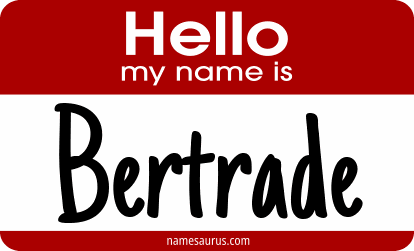 Hello my name is Bertrade png download