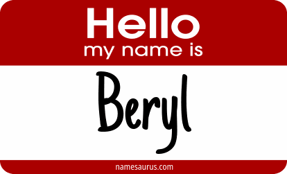 Hello my name is Beryl png download