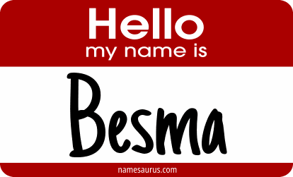 Hello my name is Besma png download