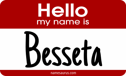 Hello my name is Besseta png download