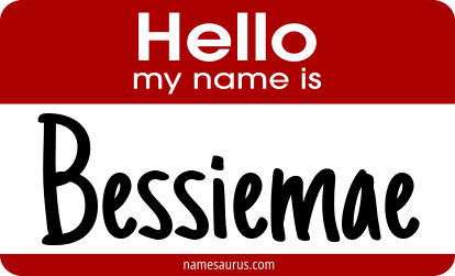 Hello my name is Bessiemae png download
