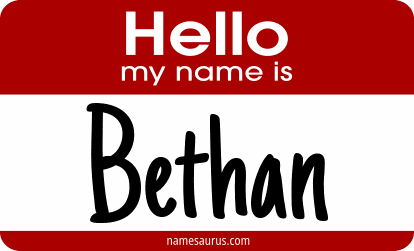 Hello my name is Bethan png download