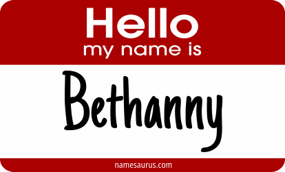 Hello my name is Bethanny png download