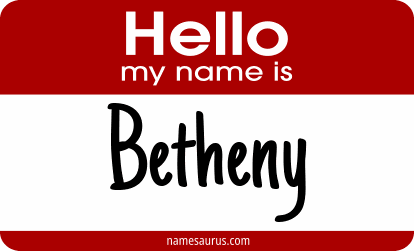 Hello my name is Betheny png download