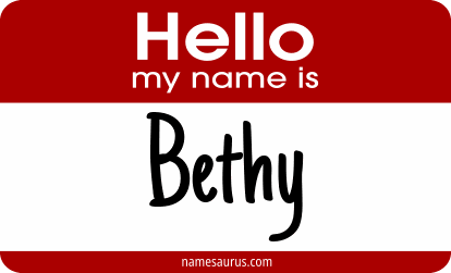Hello my name is Bethy png download