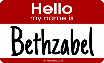 Hello my name is Bethzabel png download