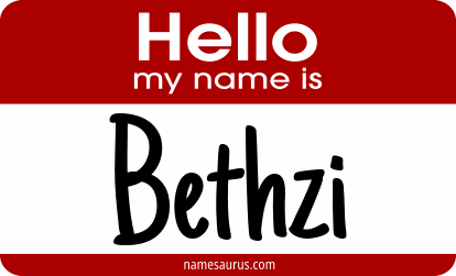 Hello my name is Bethzi png download