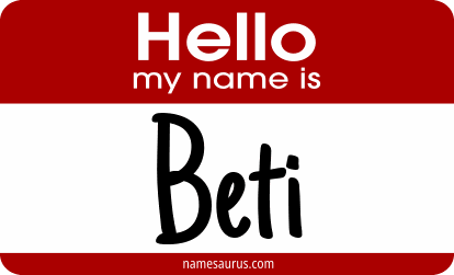 Hello my name is Beti png download