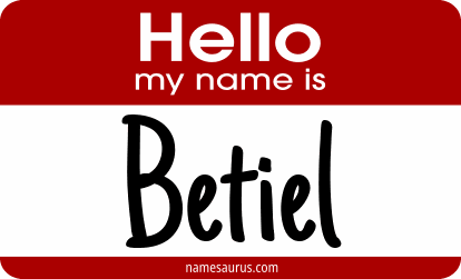 Hello my name is Betiel png download