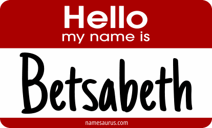 Hello my name is Betsabeth png download