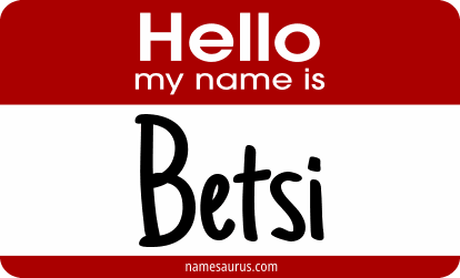Hello my name is Betsi png download