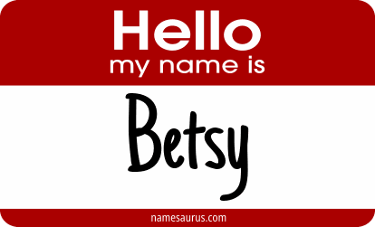 Hello my name is Betsy png download