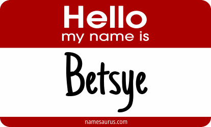 Hello my name is Betsye png download