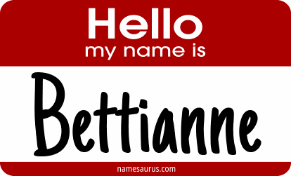Hello my name is Bettianne png download