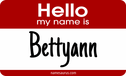 Hello my name is Bettyann png download