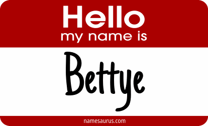 Hello my name is Bettye png download
