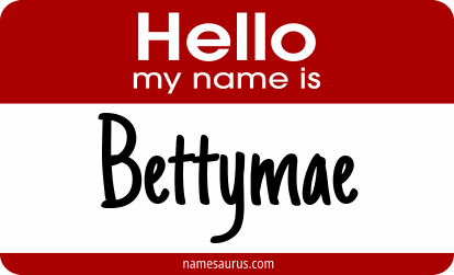 Hello my name is Bettymae png download