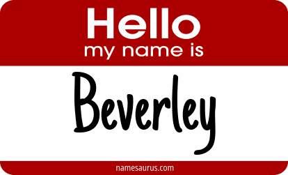 Hello my name is Beverley png download