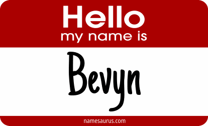 Hello my name is Bevyn png download